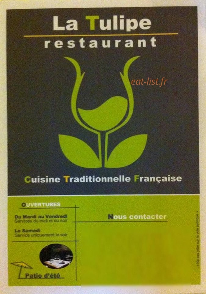 La Tulipe — carte page 1