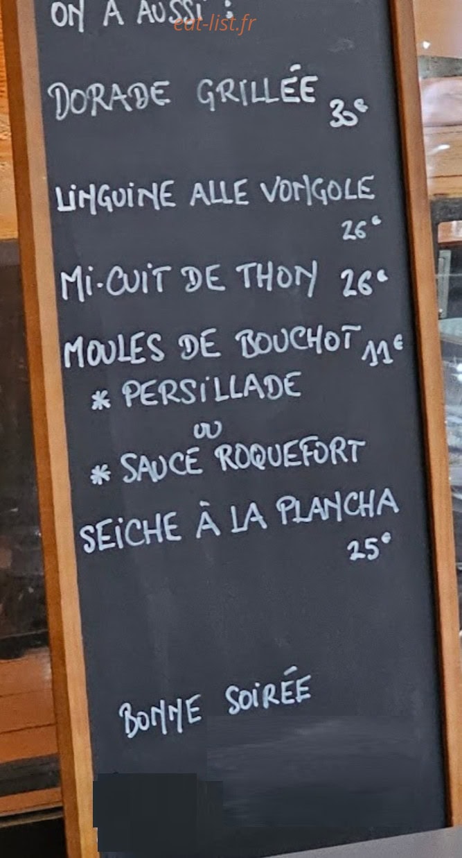 Le Bar-Bar — carte page 1