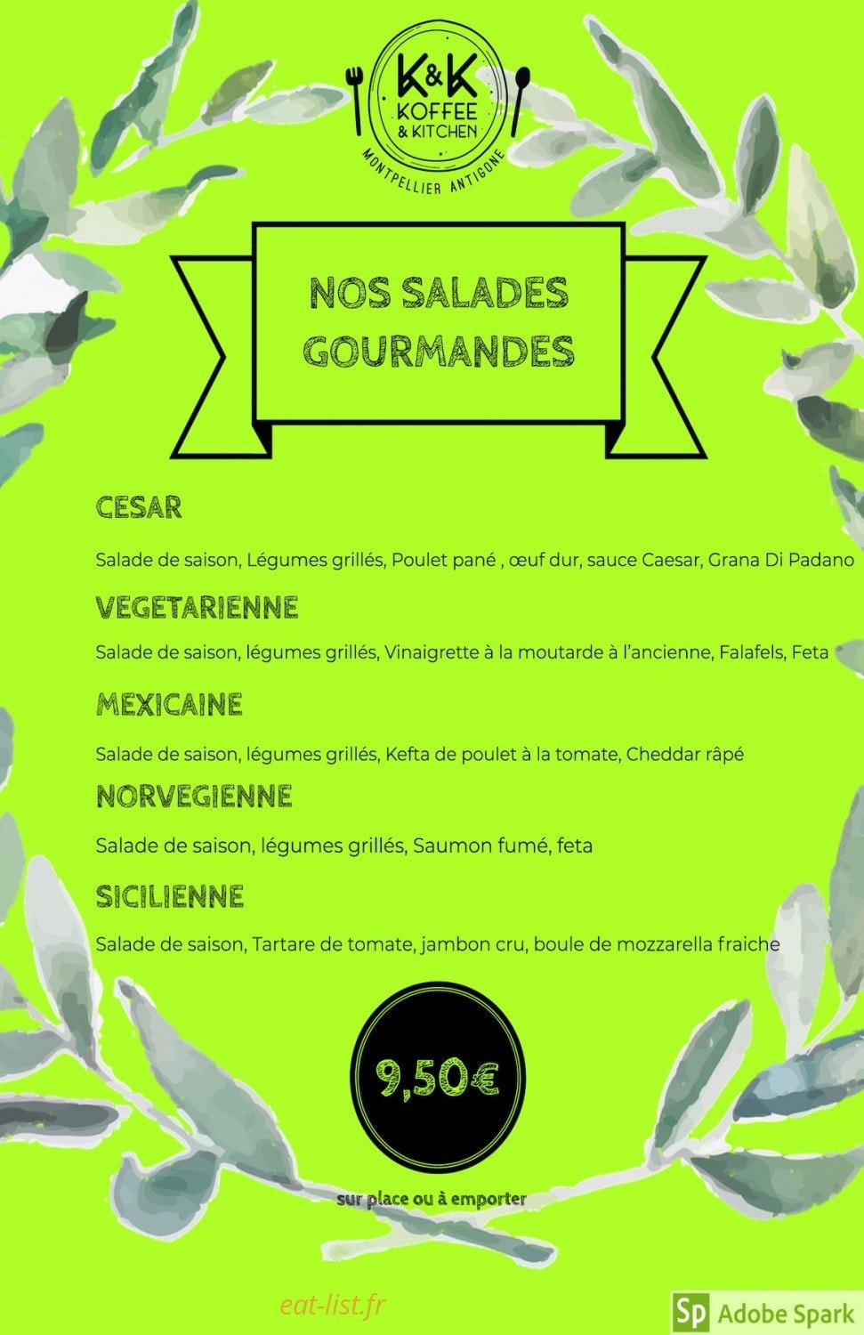 Le Bistrot Koffee & Kitchen — carte page 4