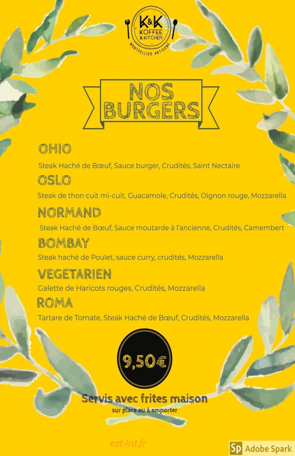 Le Bistrot Koffee & Kitchen — carte page 3