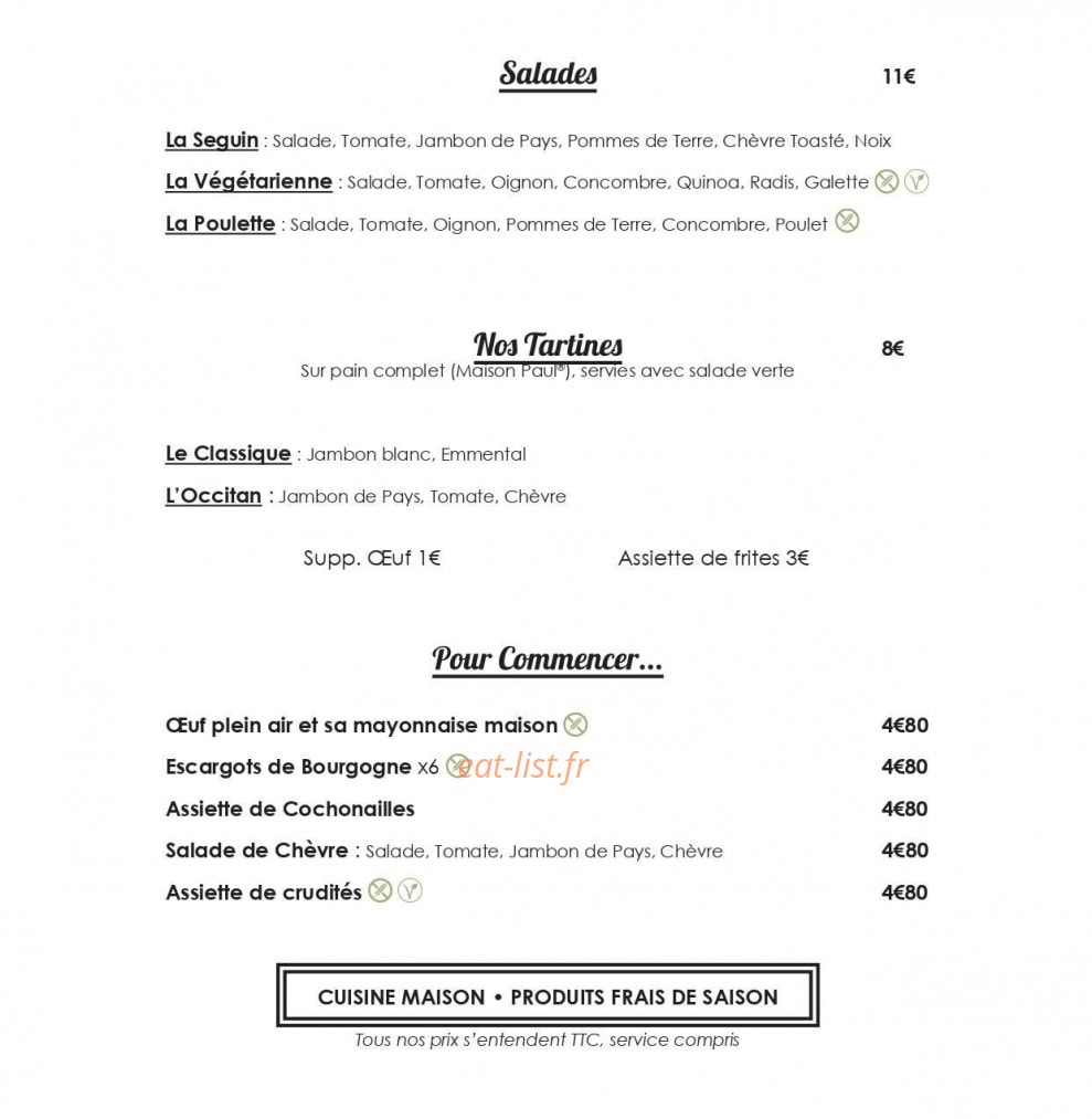 Le Boeuf — carte page 1