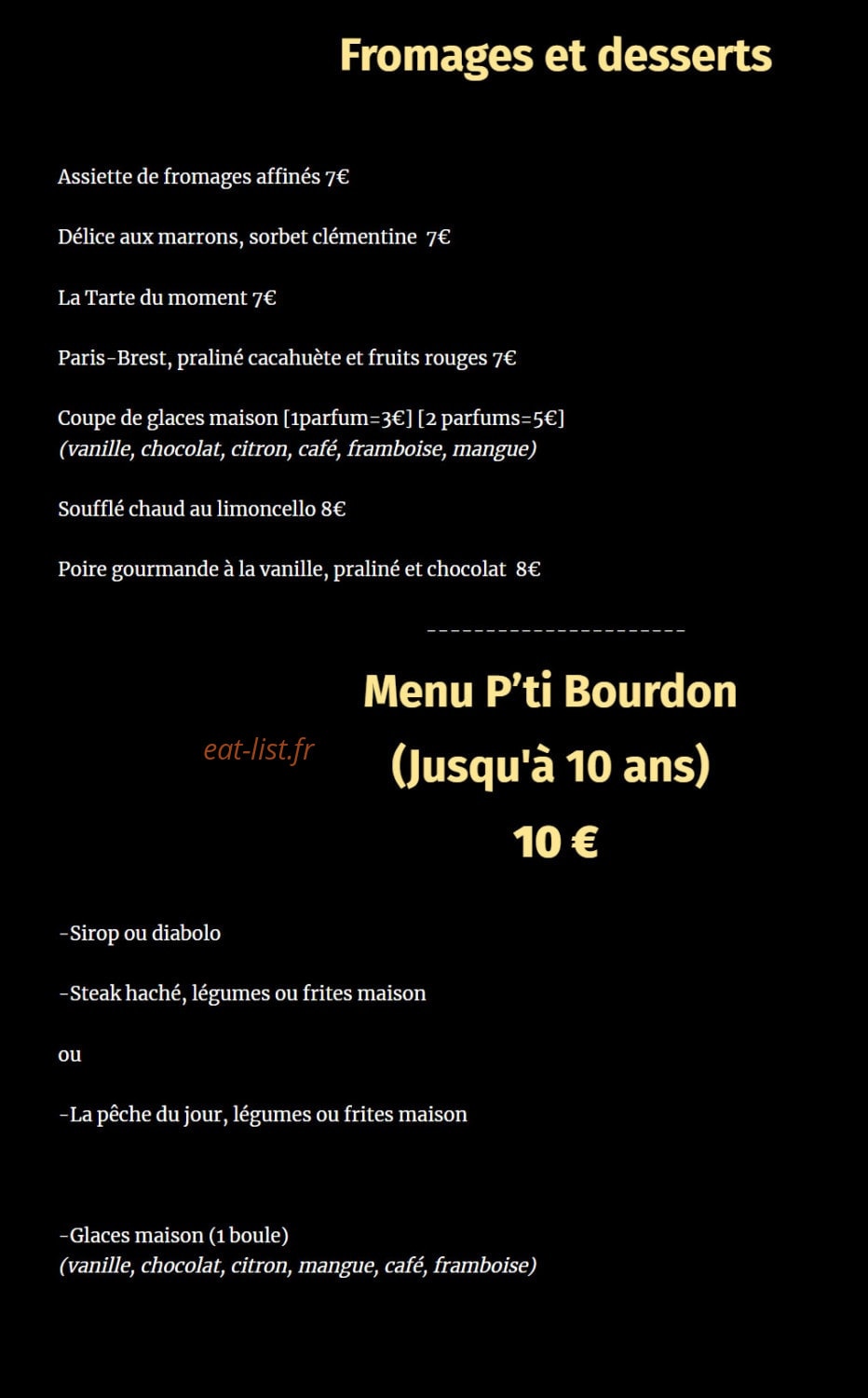 Le Bourdon — carte page 2