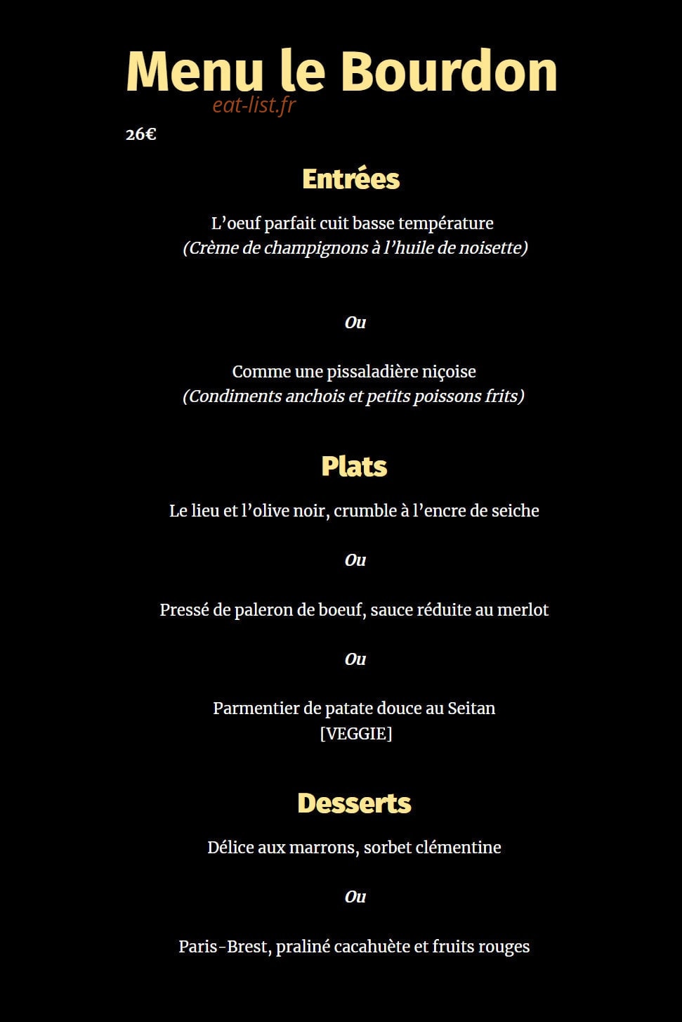 Le Bourdon — carte page 3