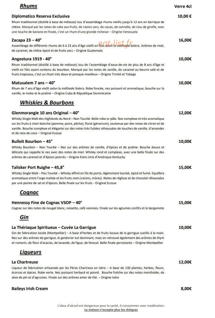 Le Clandestin — carte page 18