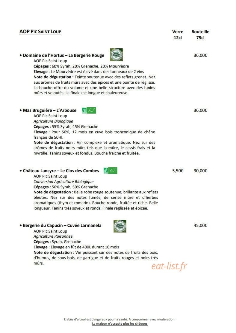 Le Clandestin — carte page 6