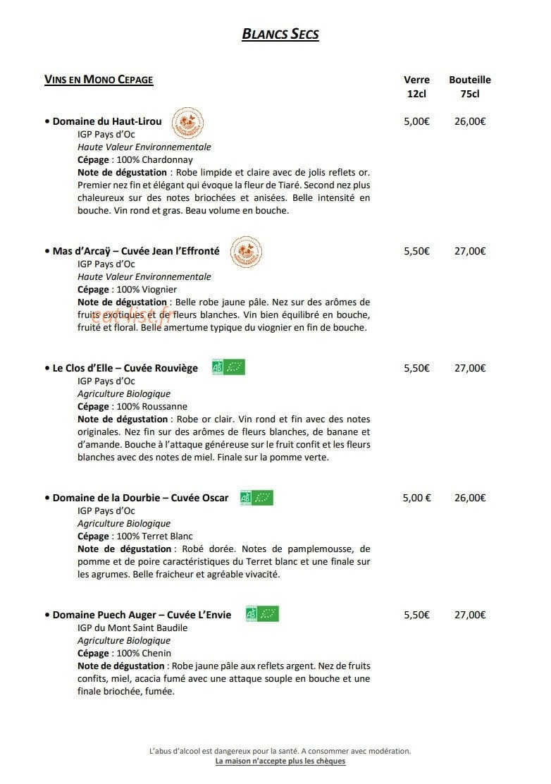 Le Clandestin — carte page 11