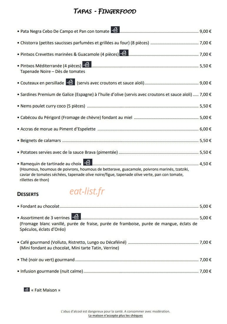 Le Clandestin — carte page 4