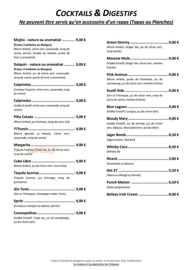 Le Clandestin — carte page 17