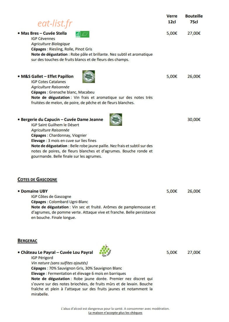 Le Clandestin — carte page 13