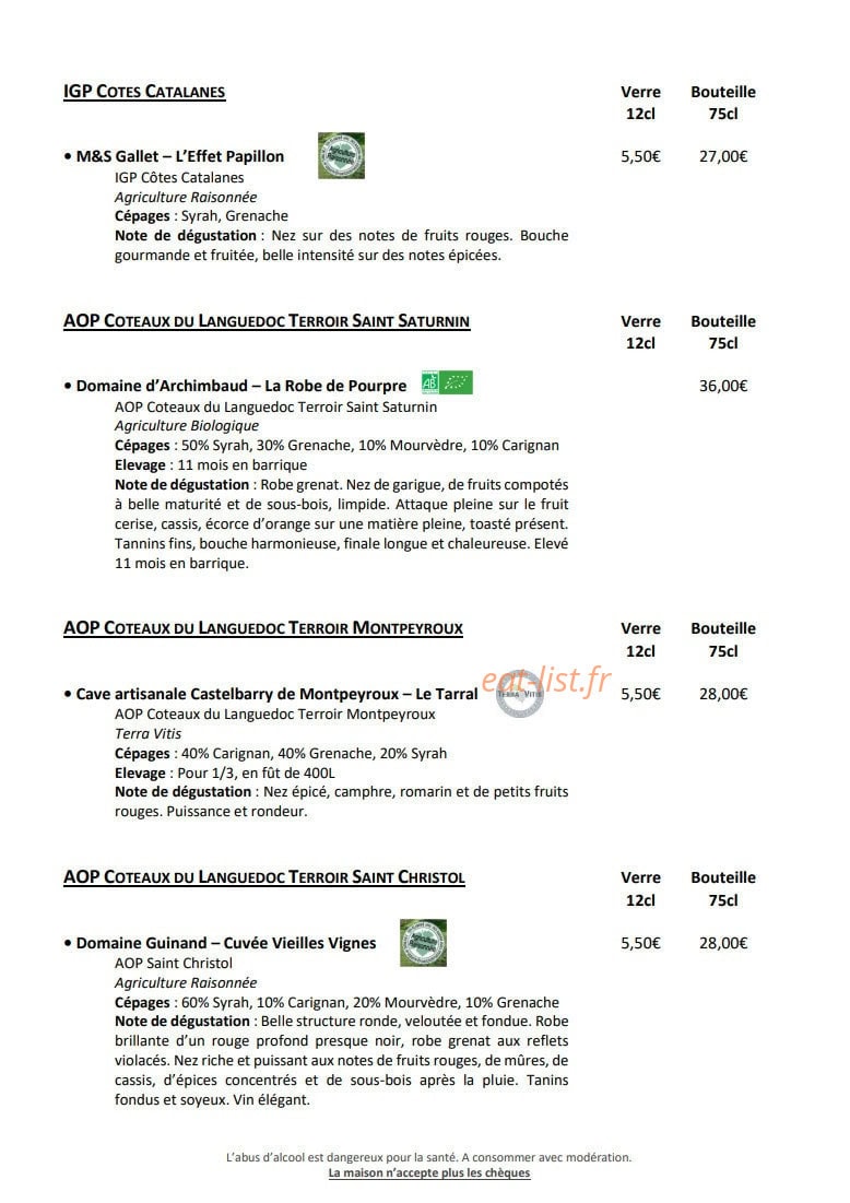 Le Clandestin — carte page 8