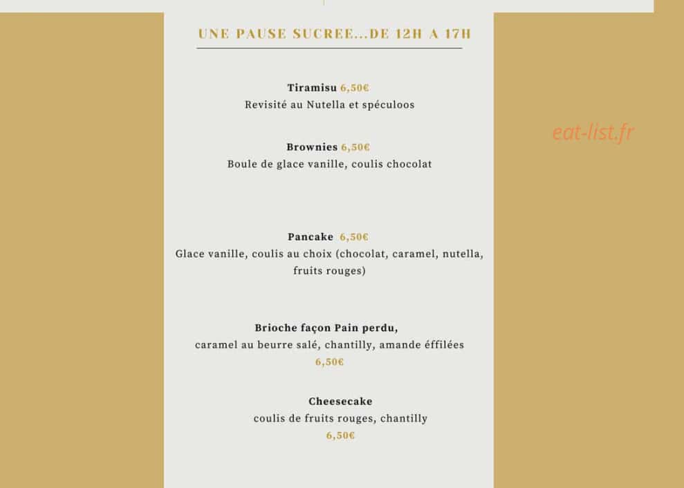 Le Comptoir — carte page 10