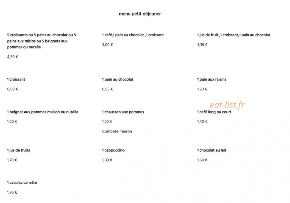 Le Croustillou — carte page 3