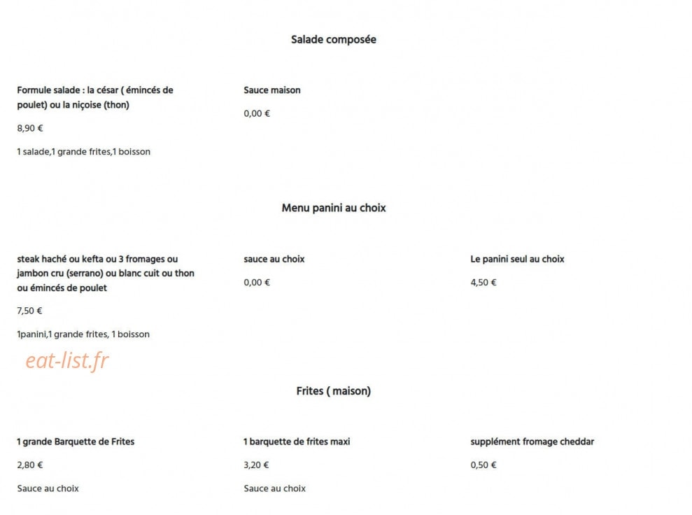 Le Croustillou — carte page 2