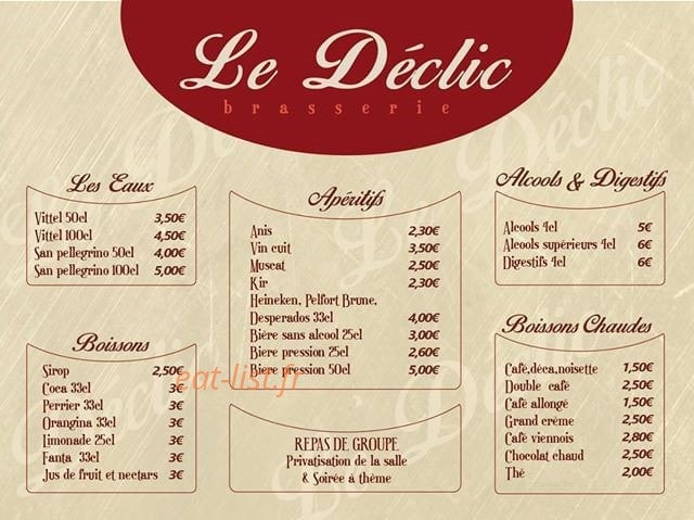 Le Declic — carte page 1