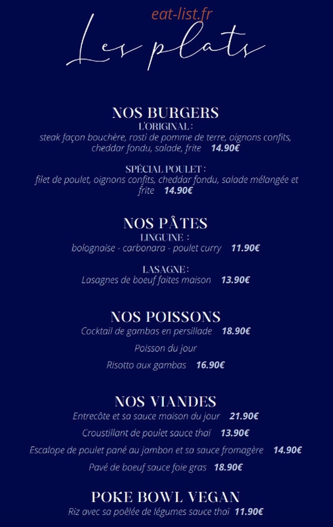 Le Fabuleux — carte page 2