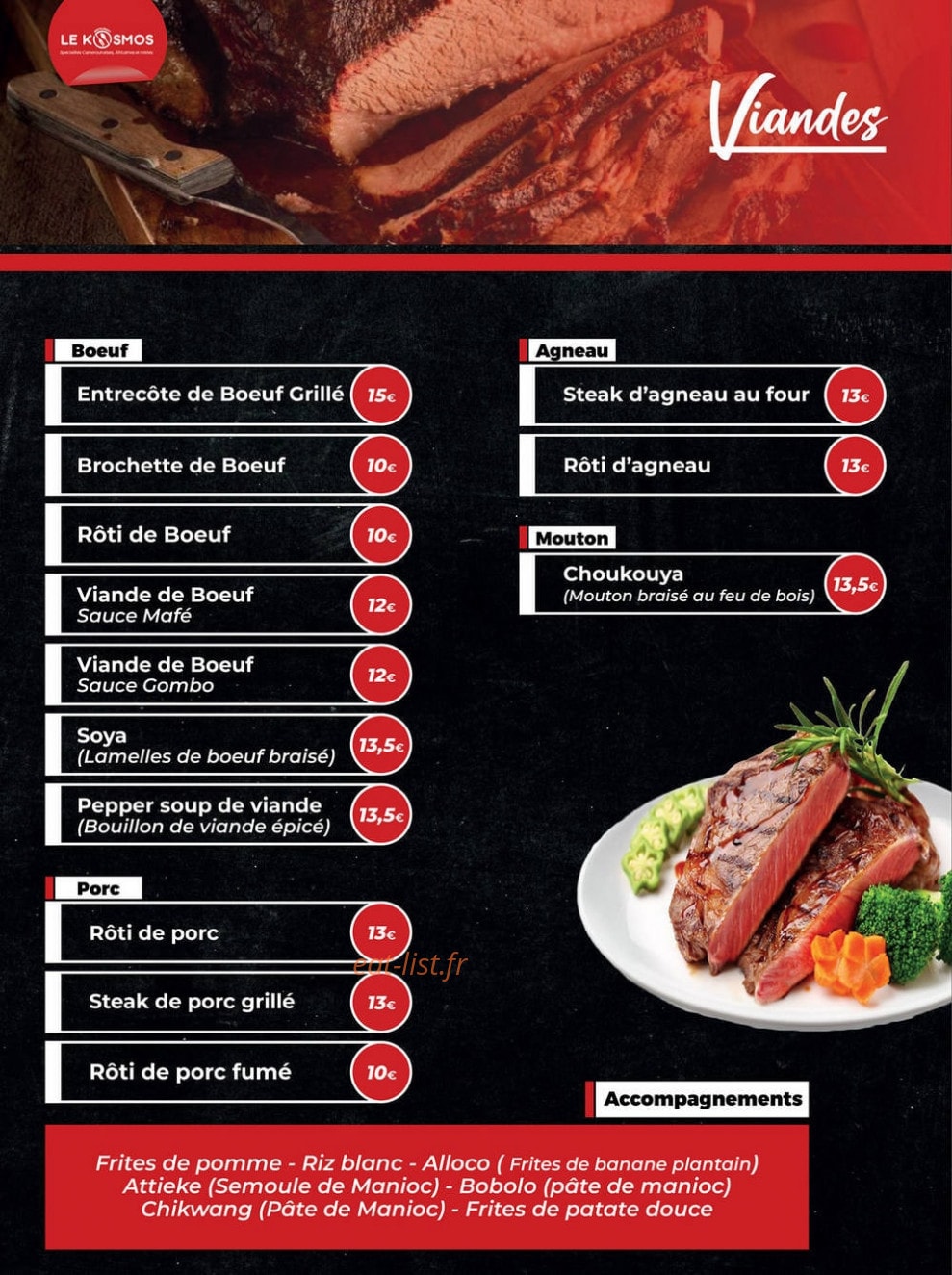 Le Kosmos — carte page 5