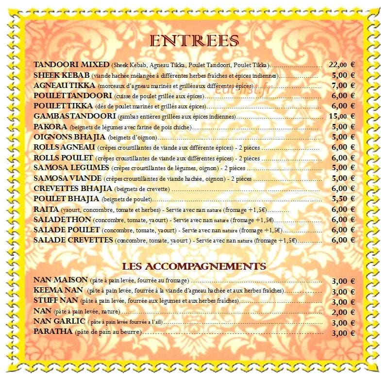 Le krishna — carte page 3
