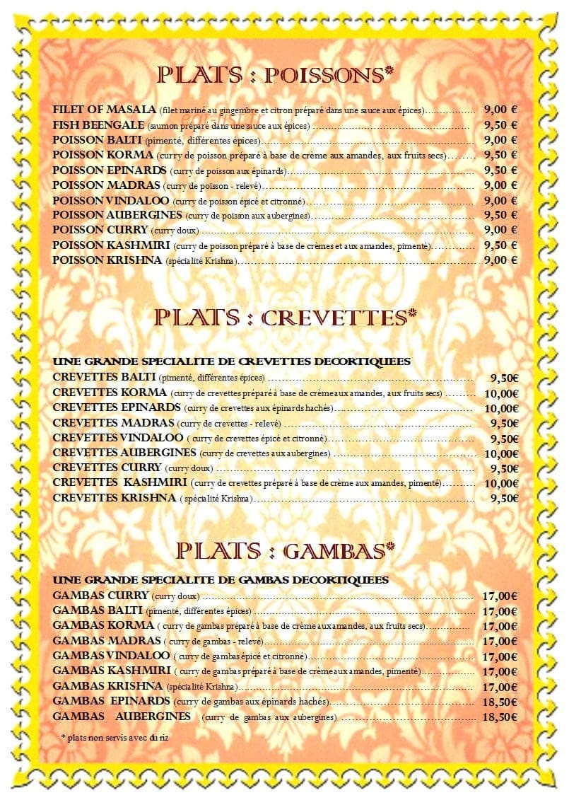 Le krishna — carte page 4