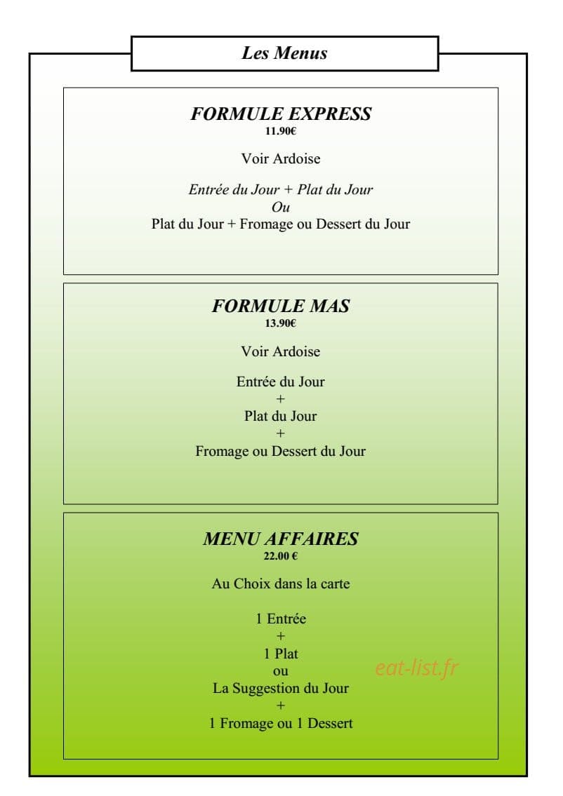 Le Mas Bringaud — carte page 2