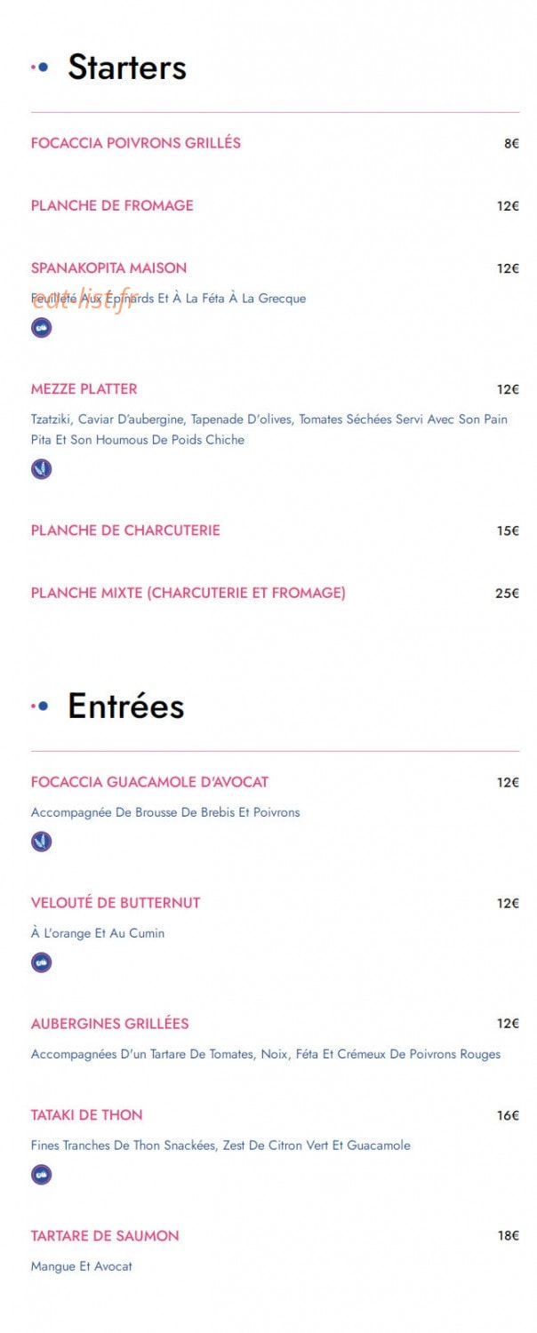 Le Naïa — carte page 1
