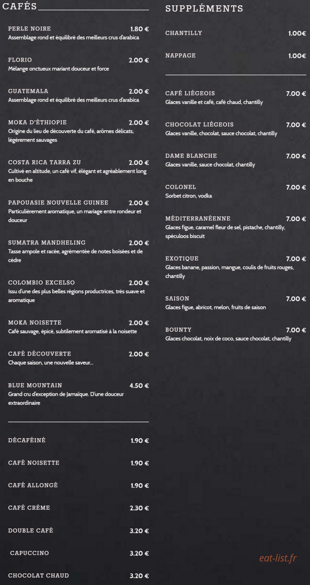 Le Pré Vert — carte page 3