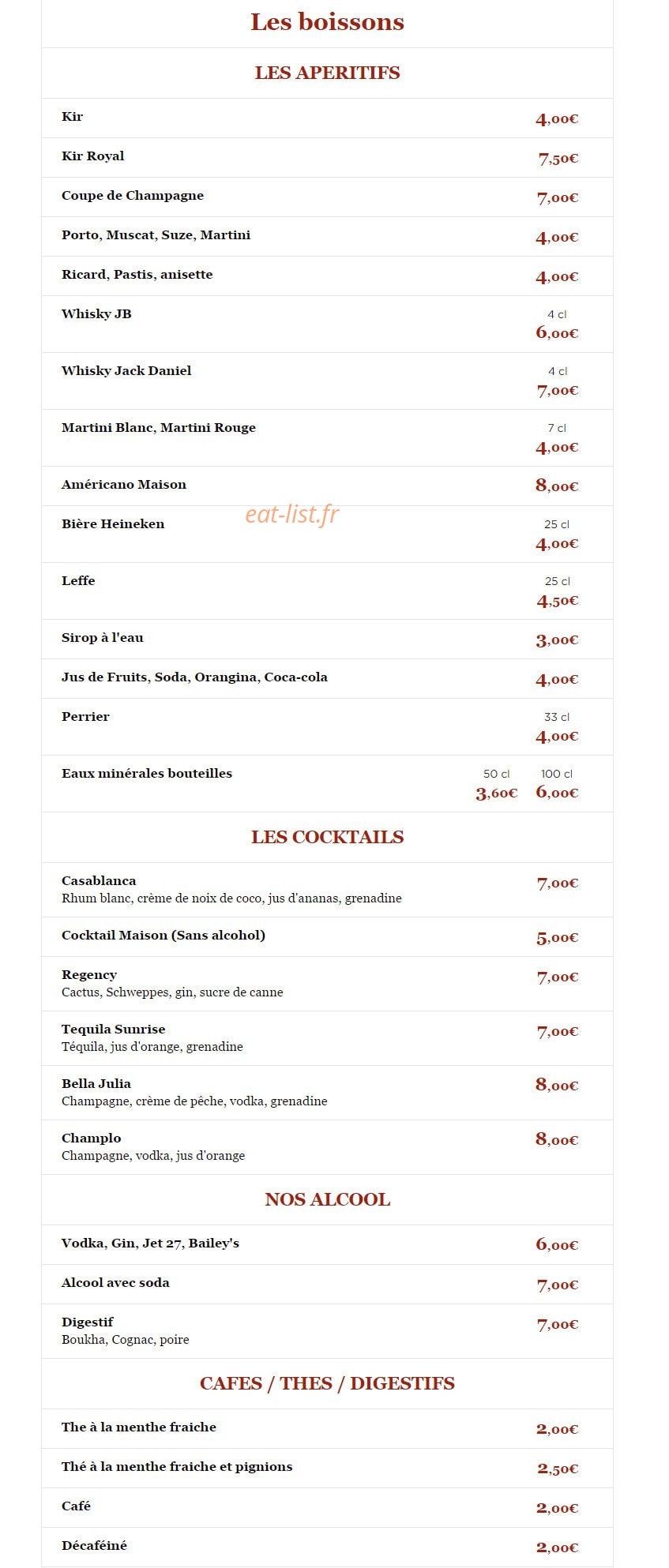 Le Régency — carte page 4