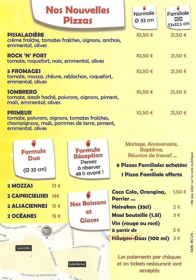 Le Roi De La Pizza — carte page 4