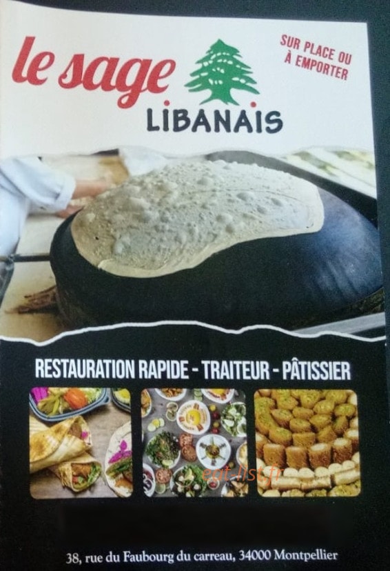Le sage libanais — carte page 1