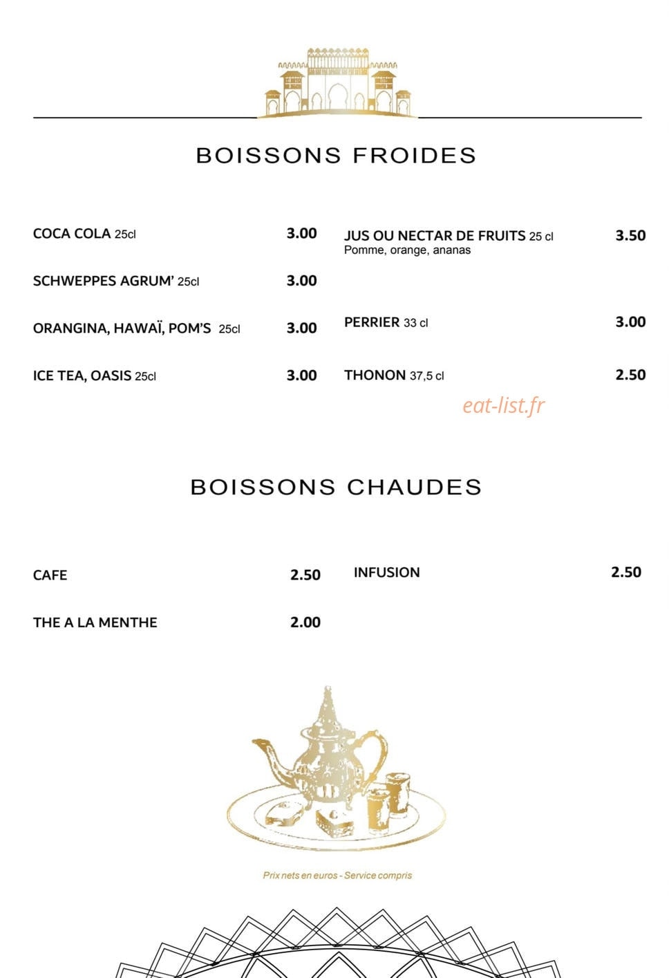 Le Saoudi — carte page 7