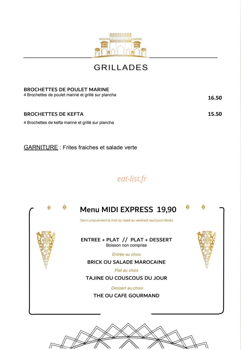 Le Saoudi — carte page 5