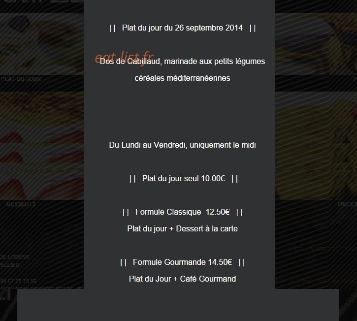 Le Sens Six — carte page 1