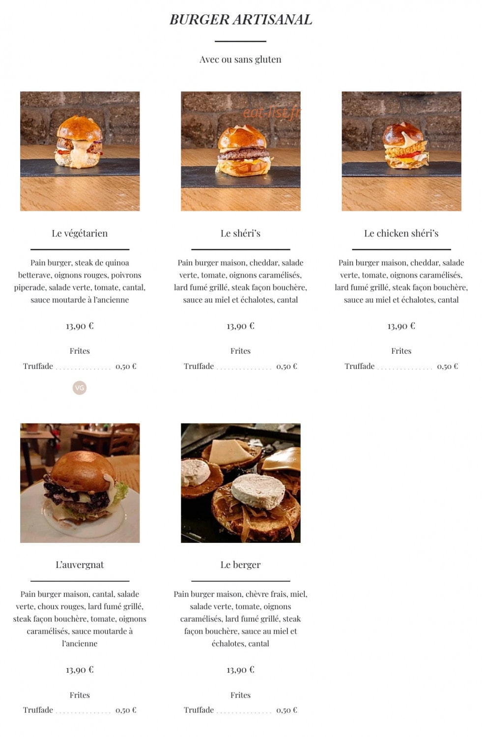 Le sheri's — carte page 5
