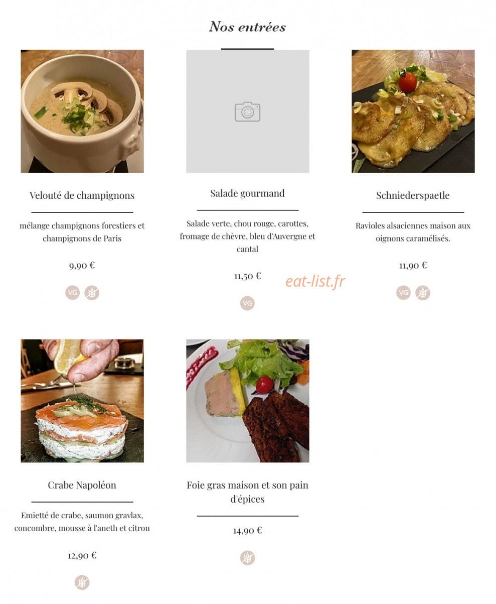 Le sheri's — carte page 2