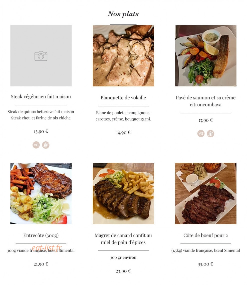 Le sheri's — carte page 3