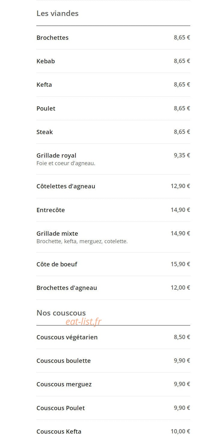 Le Sphinx — carte page 5