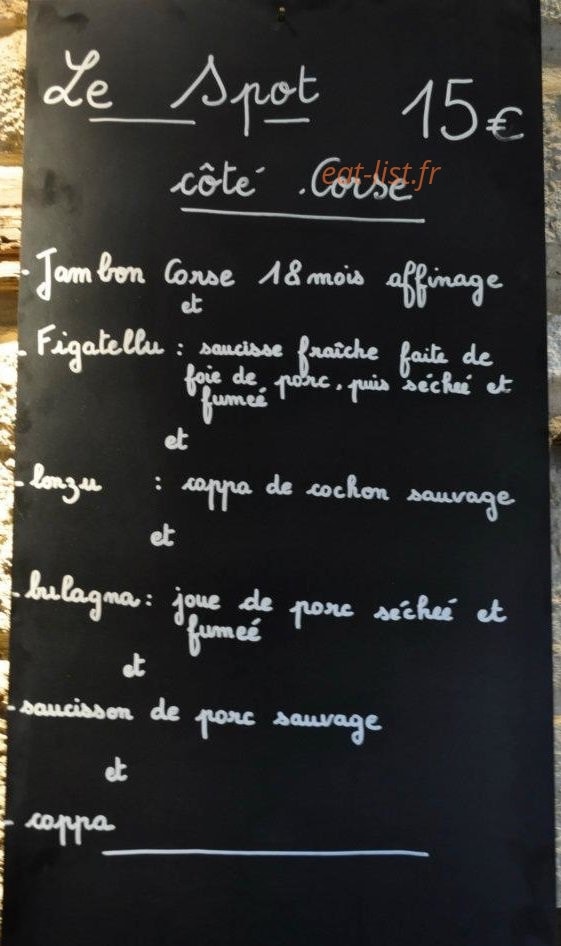 Le Spot — carte page 2