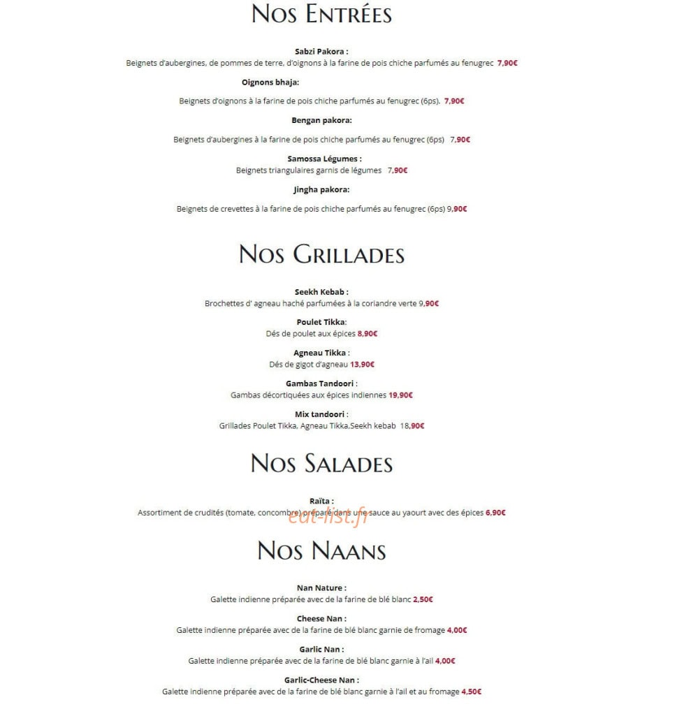 Le Taj Mahal — carte page 1