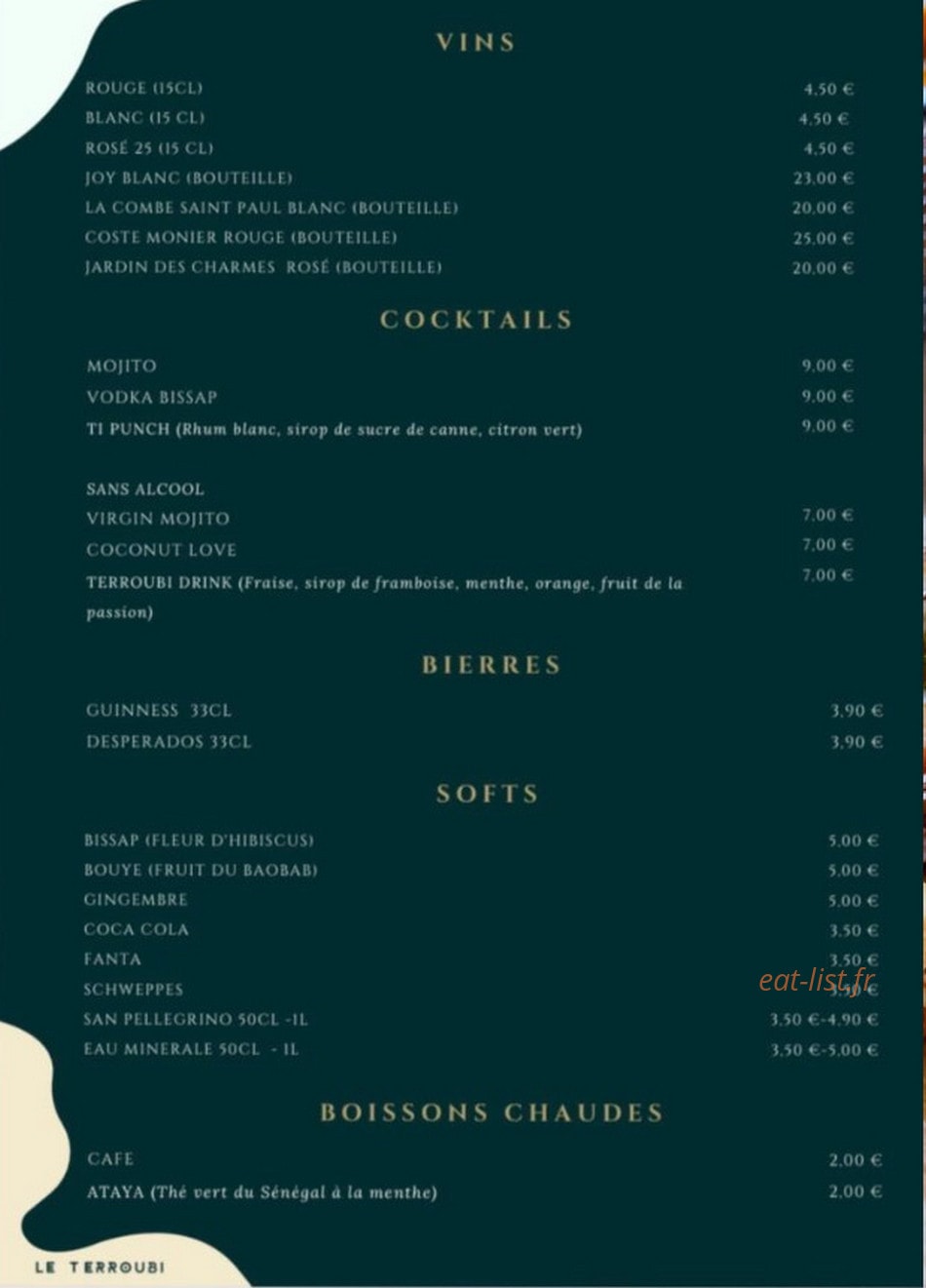 Le Terroubi — carte page 2