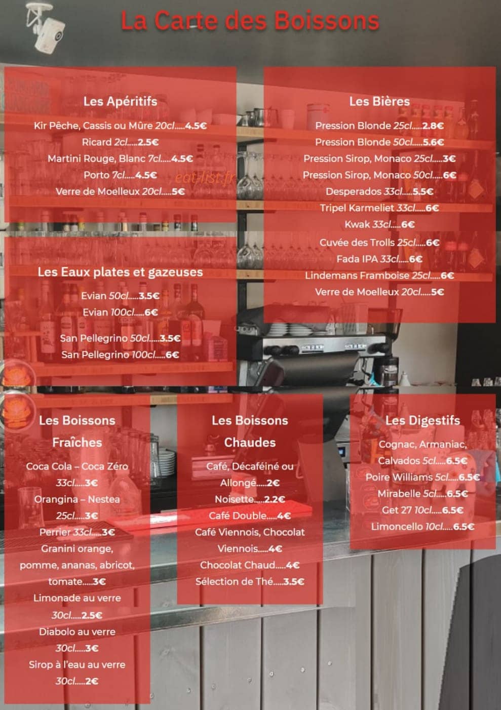 Le Tie Break — carte page 4