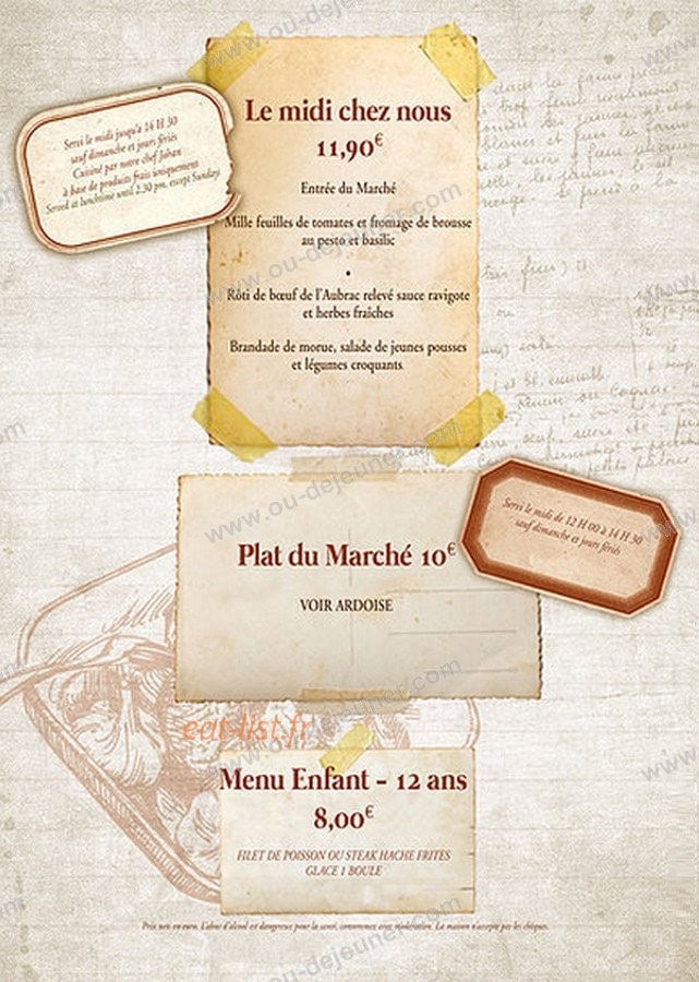 Le Tire Bouchon — carte page 3