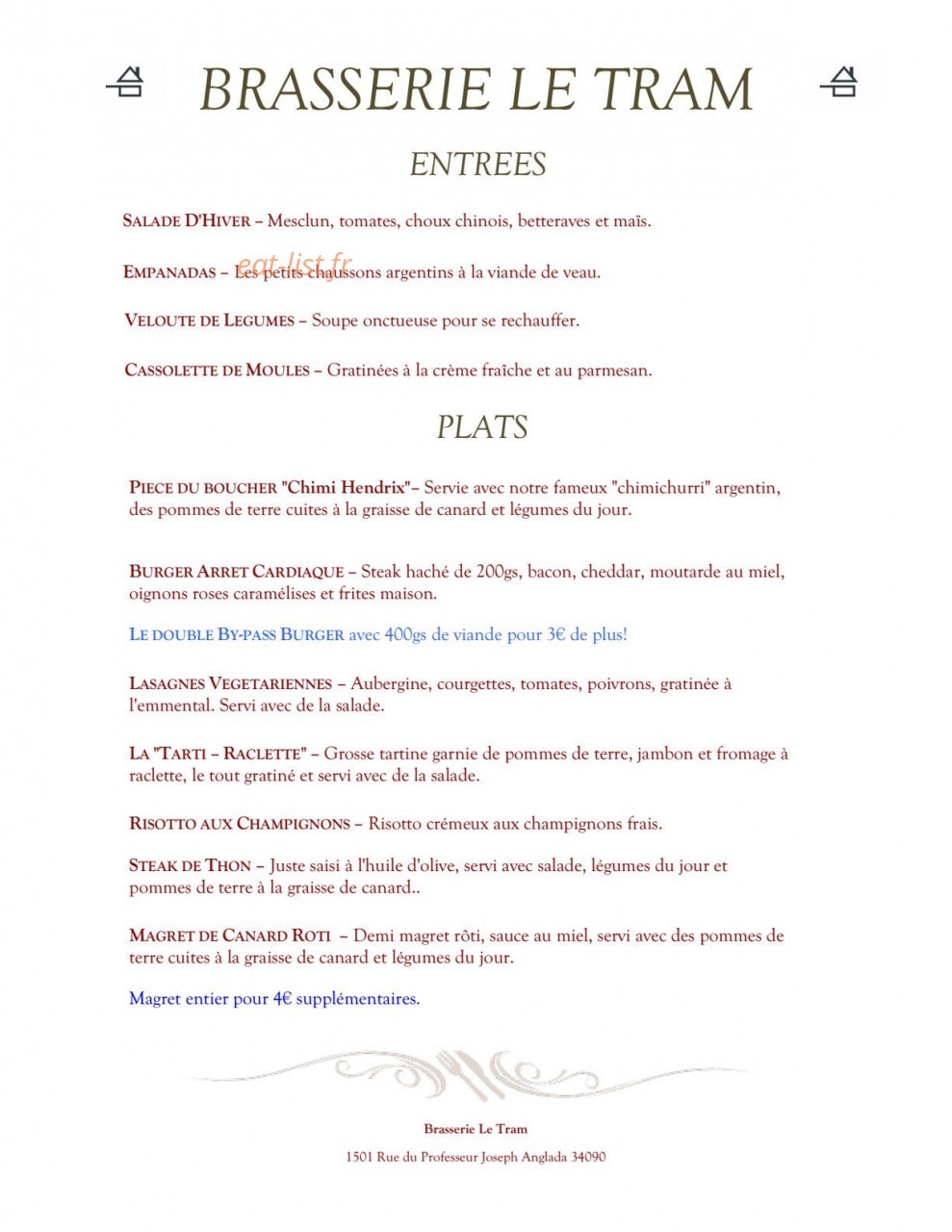 Le Tram — carte page 2