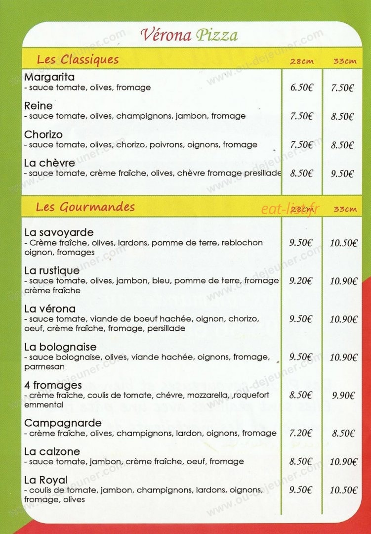 Les 3 Brasseurs — carte page 1
