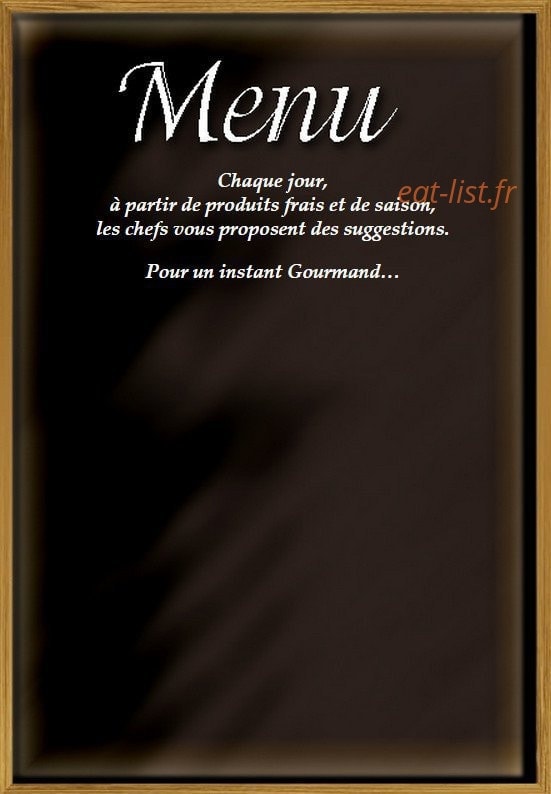 Les Gourmands — carte page 7