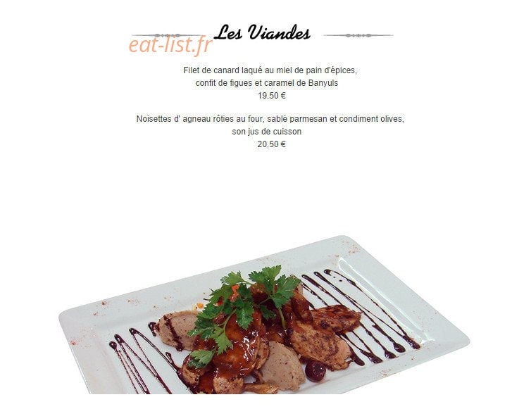 Les Gourmands — carte page 2
