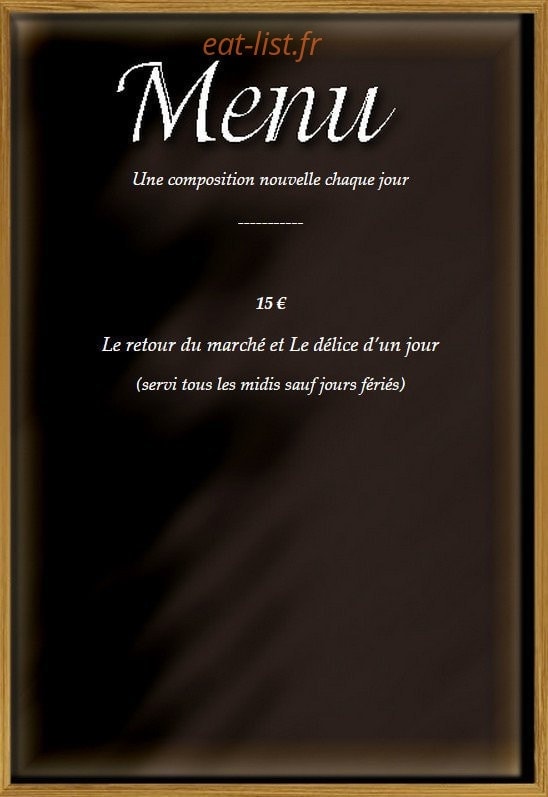 Les Gourmands — carte page 5