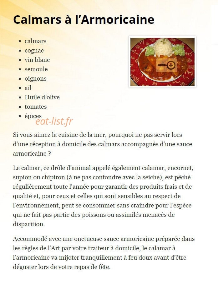 Les Spécialités d'ailleurs — carte page 9