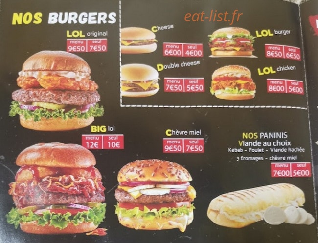 Lol tacos — carte page 2