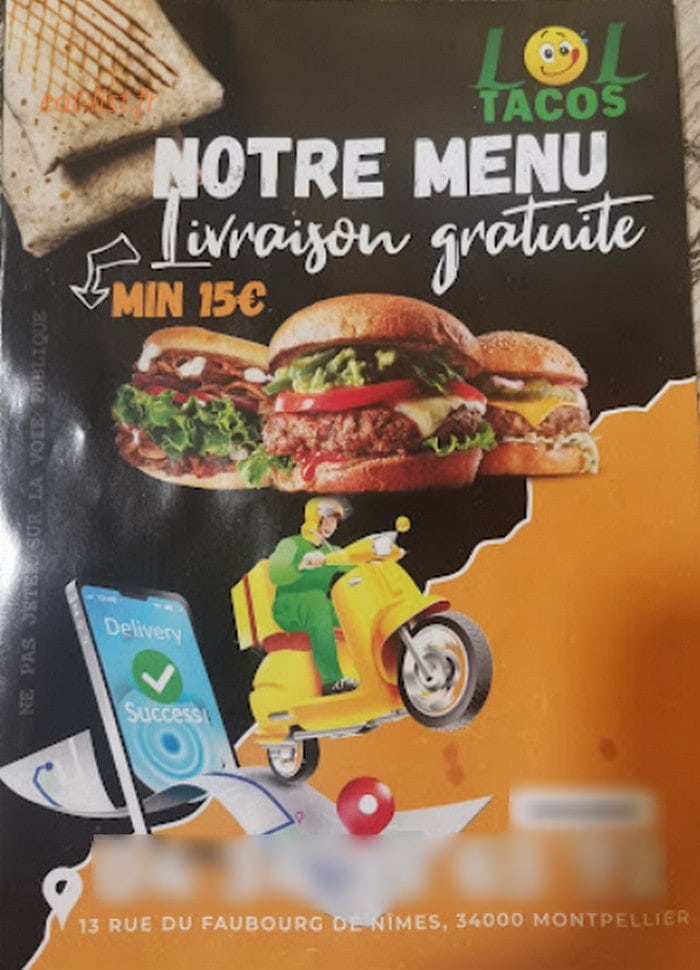 Lol tacos — carte page 1
