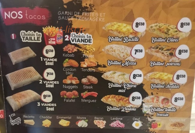 Lol tacos — carte page 5
