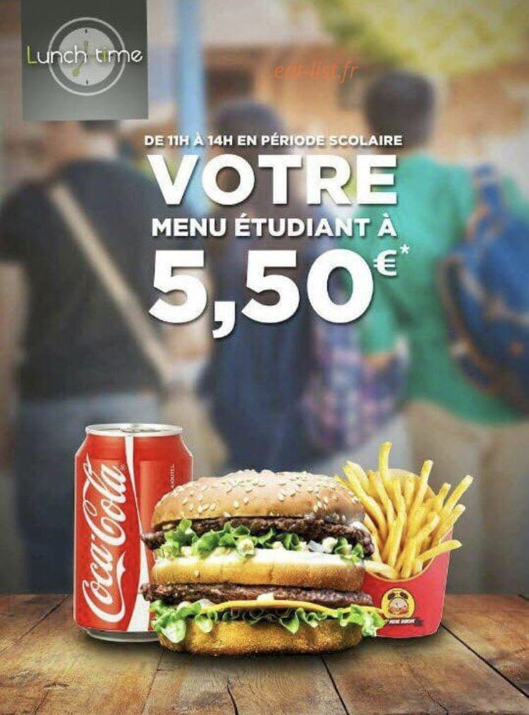 Lunch Time — carte page 2